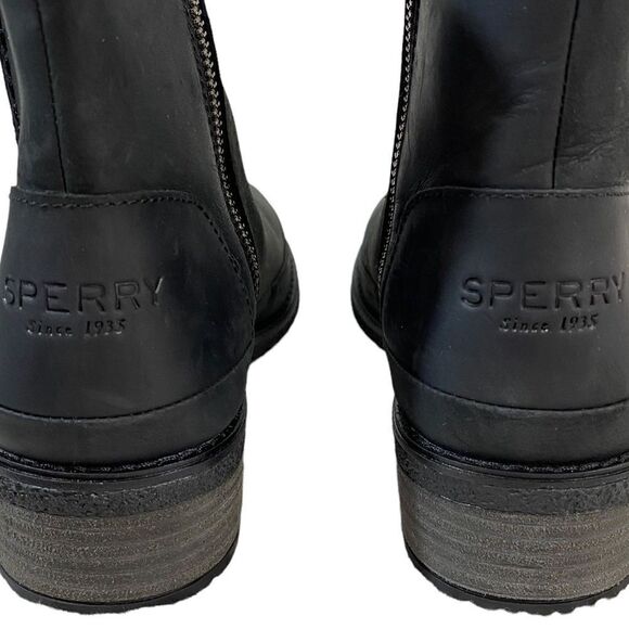 SPERRY TOP SIDER - SEAPORT STORM IN BLACK - NWOT - WOMENS SIZE 7 - LOOK NEW ! S8 - Picture 3 of 12